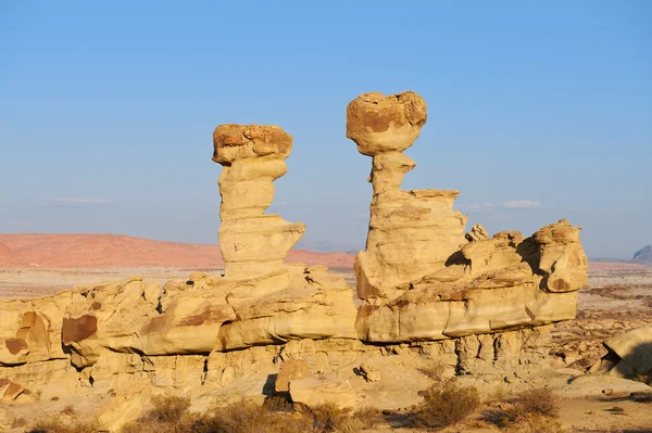 Geological formations in Ischigualasto, Argentina. — Stock Photo, Image