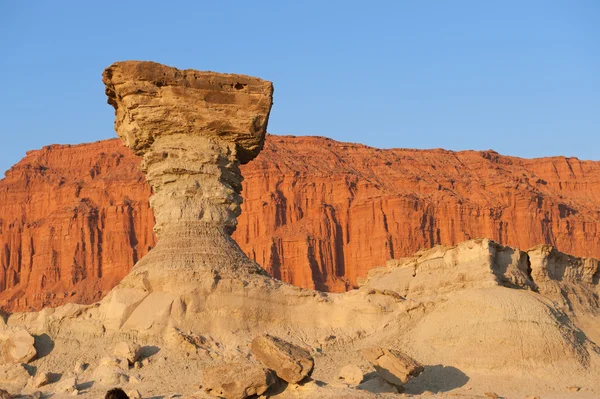 Sandstone formation in Ischigualasto, Argentina. — Stock Photo, Image