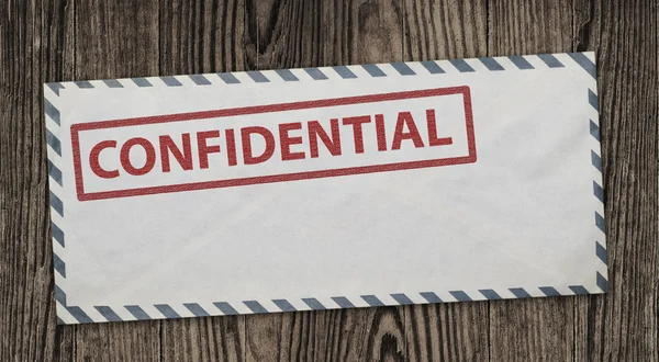 Sobre confidencial . — Foto de Stock