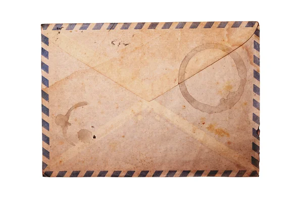 Vintage envelope isolated. — Stock Photo, Image