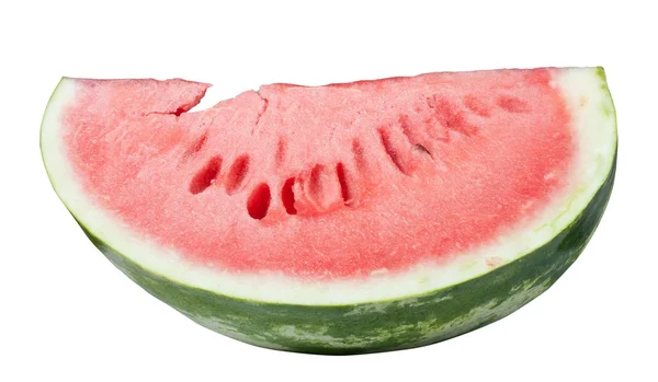 stock image Slice of water melon on a white background