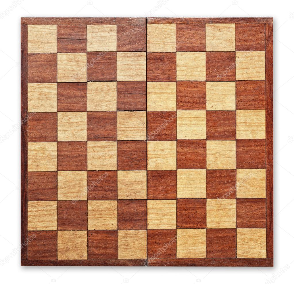 Tabuleiro de xadrez de madeira artesanal vintage e figuras