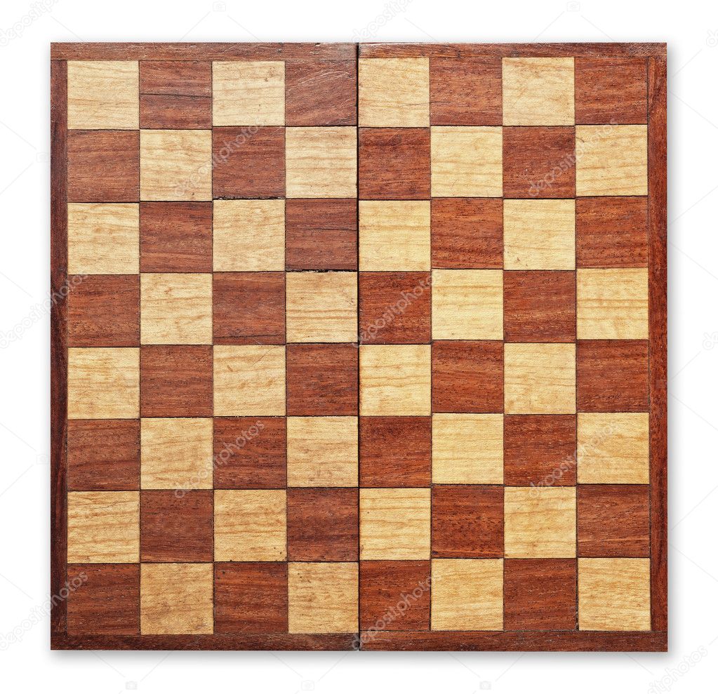 Tabuleiro de Xadrez de Madeira - Wooden Chess Board 