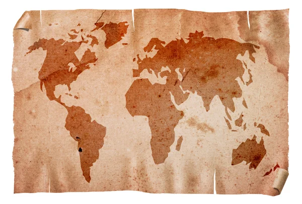 Vintage world map. — Stock Photo, Image