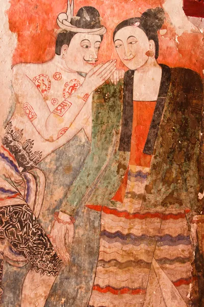 Antigua pintura de Nan Imagen De Stock