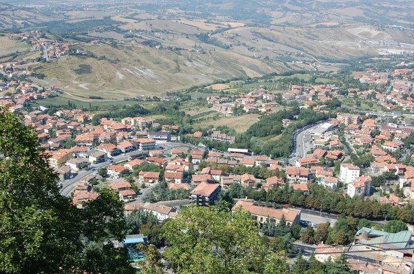 Die Republik San Marino. Stockfoto