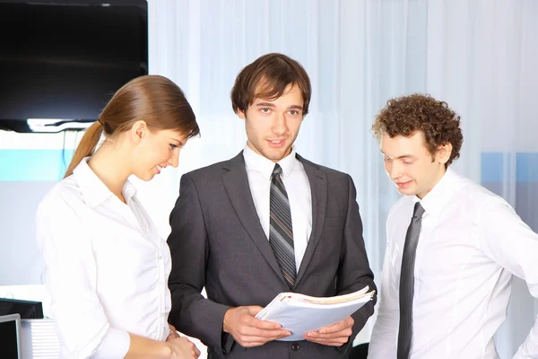 Business team working at office — Stock Photo, Image