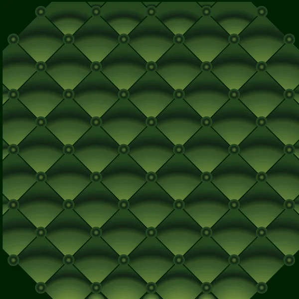 Zelené kožené pozadí — Stockový vektor