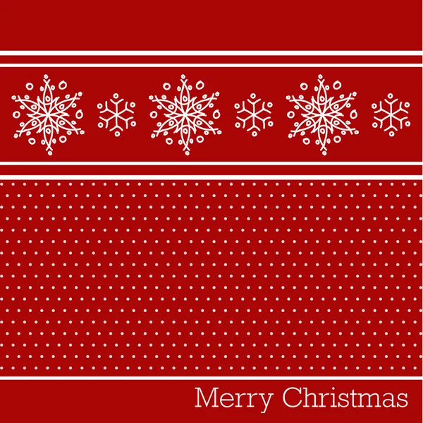 मुबारक क्रिसमस लाल पृष्ठभूमि — स्टॉक वेक्टर