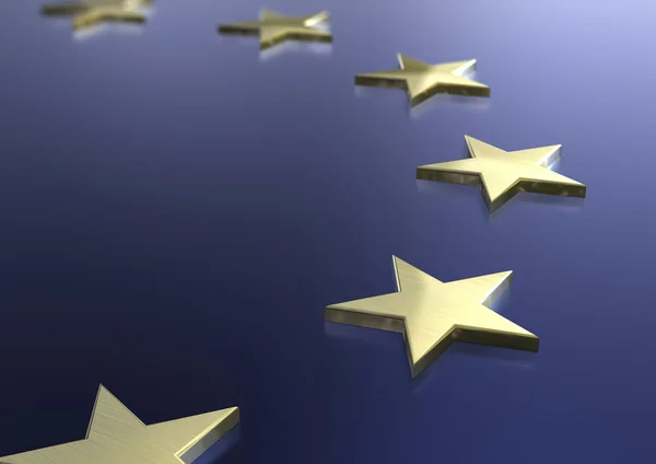 Tema Bandera de la Unión Europea — Foto de Stock