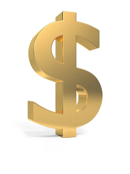 Stock image Golden dollar sign