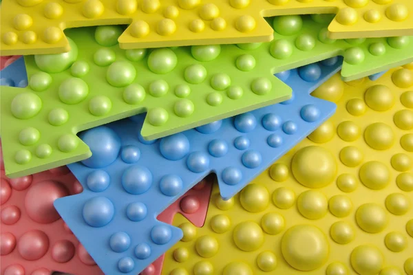 Ortopéd pad szétszerelhető, színes részek, Stock Kép
