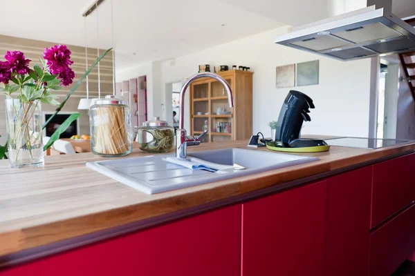 现代厨房的内部 — 图库照片