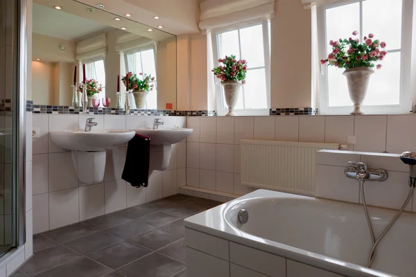 Bel intérieur d'une salle de bain moderne — Photo