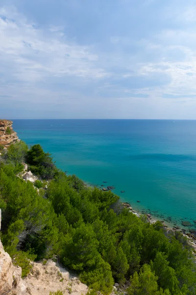 Costa mediterranea. Nizza Francia . — Foto Stock