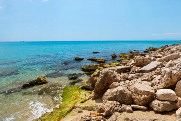 stock image Mediterranean sea coast. Nice France.