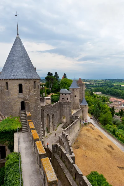 stock image Castle of Carcassonne - south of France