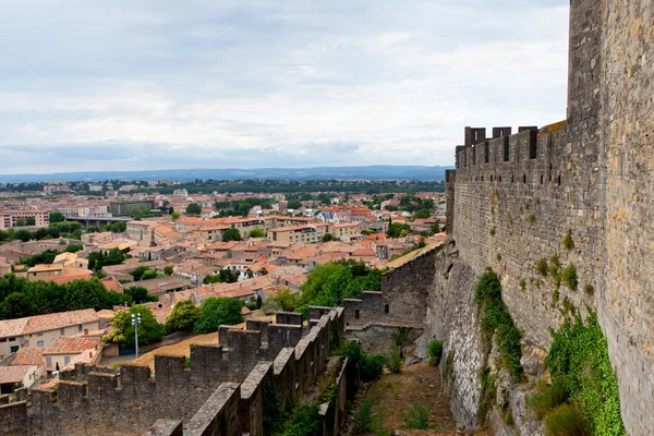 stock image Castle of Carcassonne - south of France