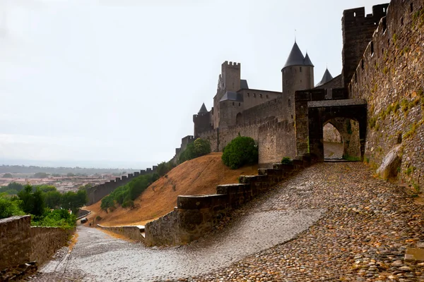 Hradu carcassonne - jižně od Francie — Stock fotografie