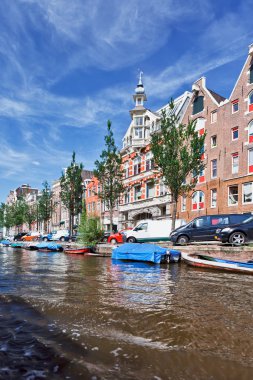 Amsterdam canals clipart