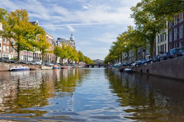 Amsterdam canals clipart