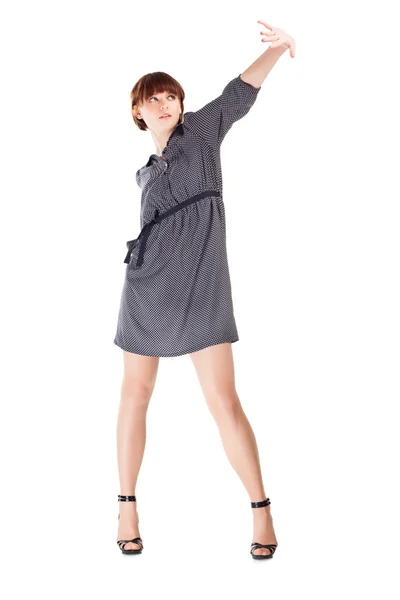 Full length portrait of a confident young female — Stock Photo, Image