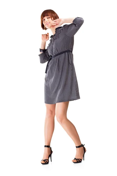 Full length portrait of a confident young female — Stock Photo, Image