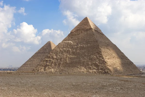 La pirámide de Khafrae — Foto de Stock