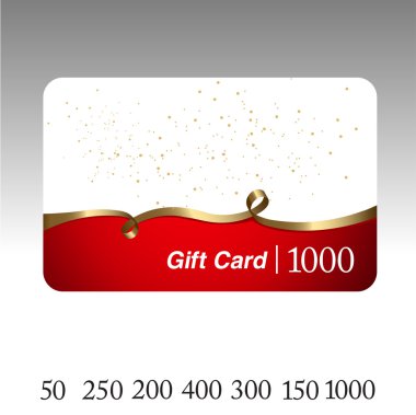 Beautiful gift card. clipart