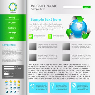 Web sitesi tasarım şablonu