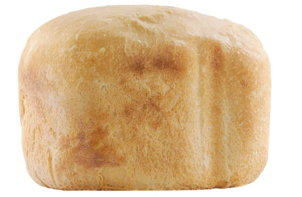 Somun Ekmek Beyaz Zemin Üzerine Izole — Stok fotoğraf