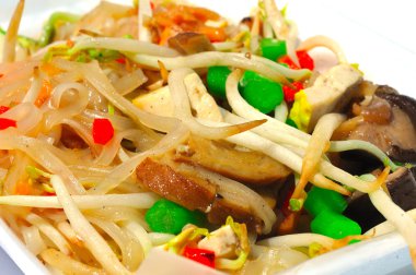Padthai Thai noodle style clipart