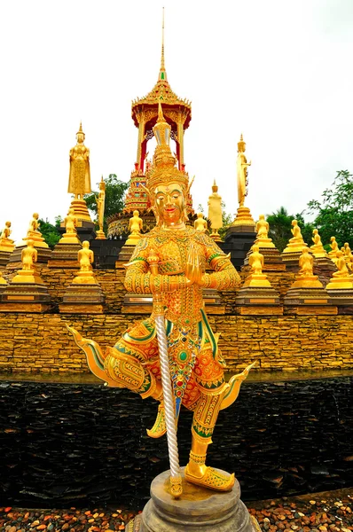 Thajsko socha znázorňující Rámajány — Stock fotografie