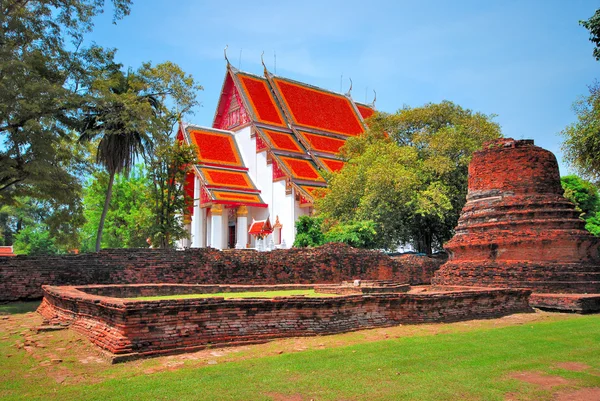 Wat Thai. Antigo templo na Tailândia — Fotografia de Stock