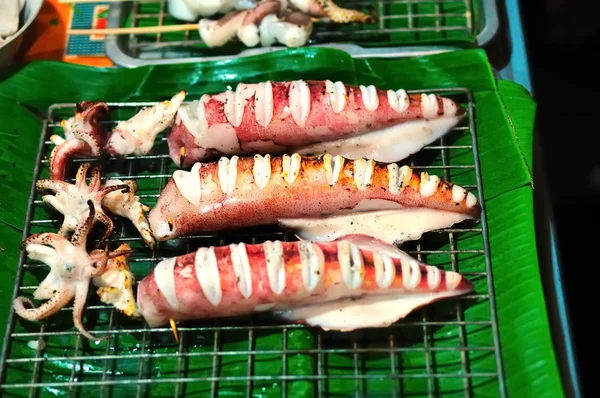 Grilled squid — Stock Photo, Image
