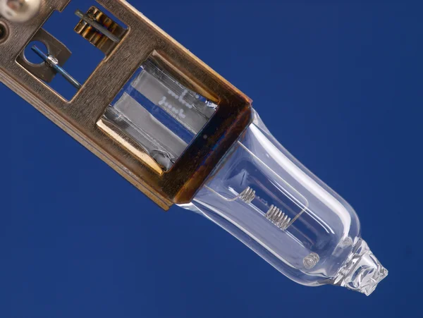 Overburned automobile light bulb — Stock Photo, Image