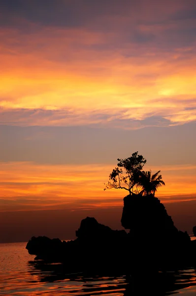 Pôr do sol de Bpracay — Fotografia de Stock
