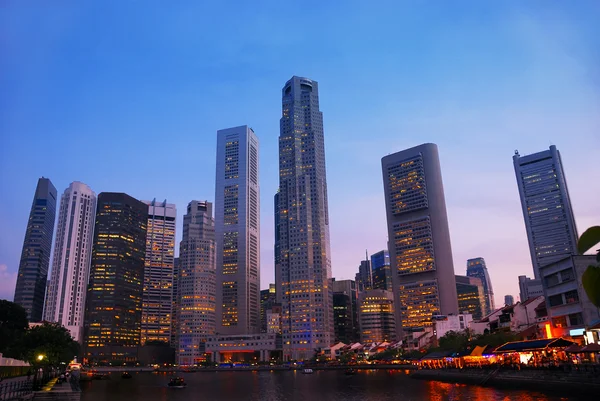 Skyline von Singapore — Stockfoto