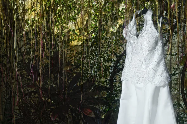 Весільну сукню — стокове фото