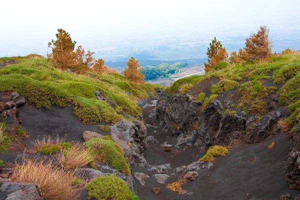 Etna paisagem — Fotografia de Stock