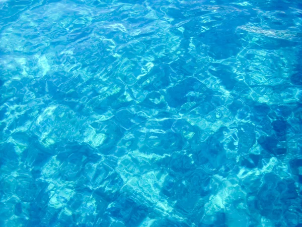 Blaues Wasser im Pool — Stockfoto