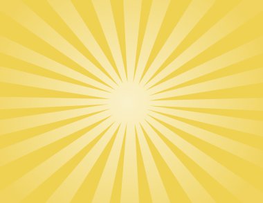 Yellow sun clipart