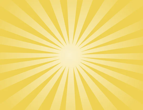Sarı güneş — Stok Vektör