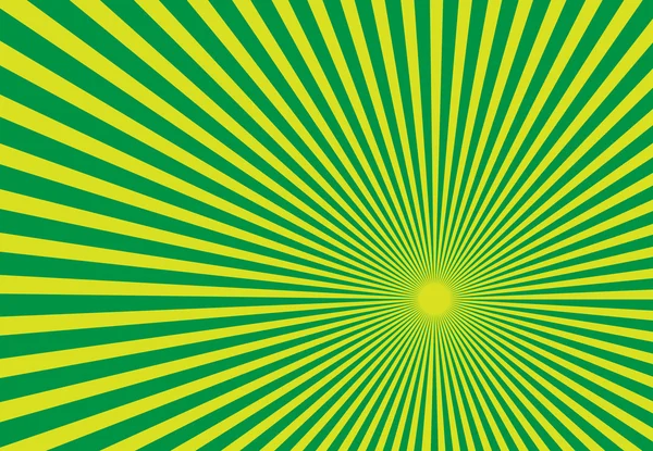 stock vector Green Sun Light