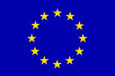 A vector flag of the European Union / EU / Europe