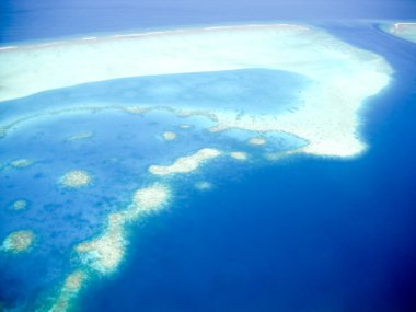 adalarda havadan görünümü