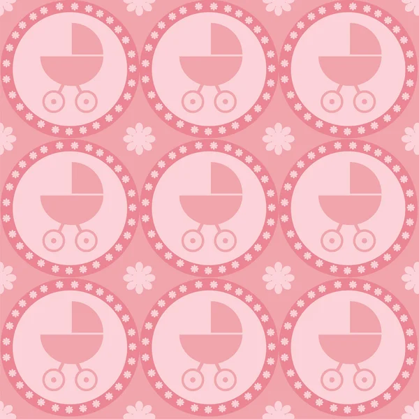 Baby arrival pattern — Stock Vector