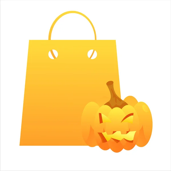 Halloween väska — Stock vektor