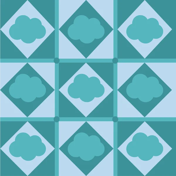 Modèle de nuage — Image vectorielle