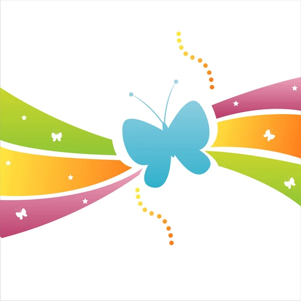 Pozadí motýla — Stockový vektor